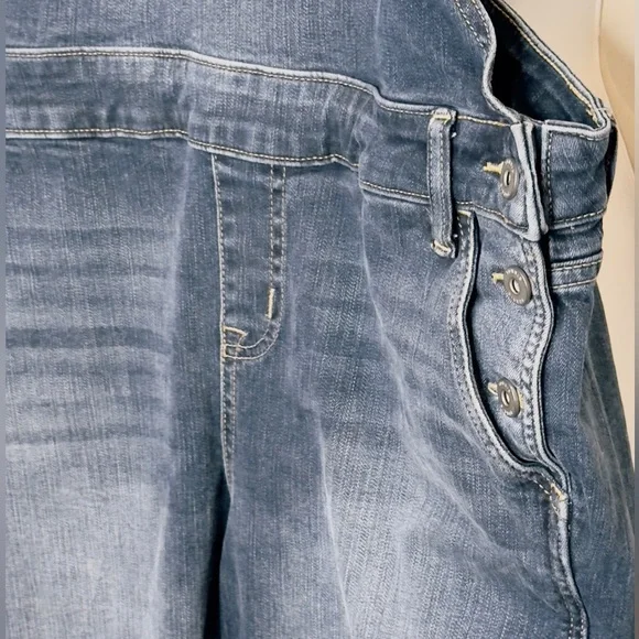 Torrid Dark Blue Denim Overalls - Picture 3 of 7